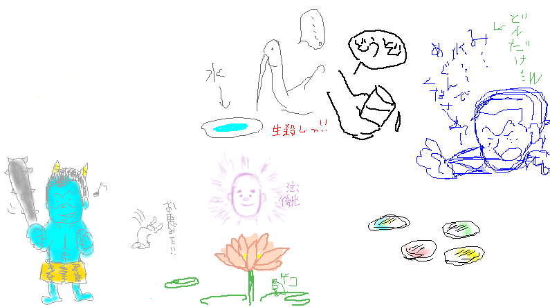 お水。鬼。